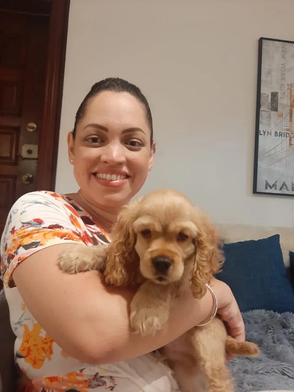 Luisa Luna with Coco